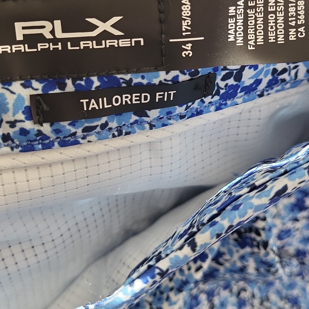 RLX‎ Ralph Lauren 9-Inch Tailored Fit Stretch Twill Short. Size 34 - Picture 7 of 11